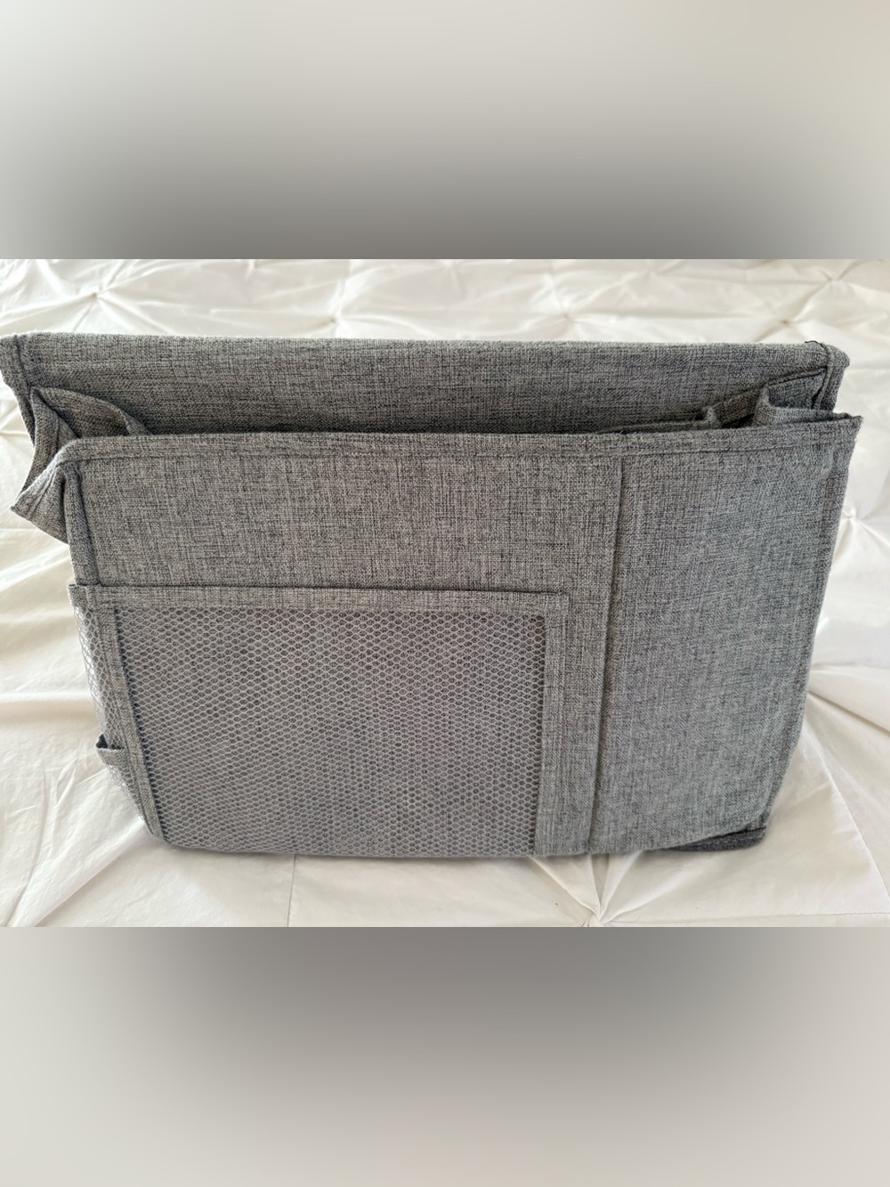 Gray Bedside Organizer excellent condition.